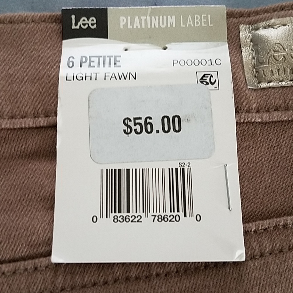 LEE PLATINUM LABEL JEANS SIZE 6P - Picture 5 of 5